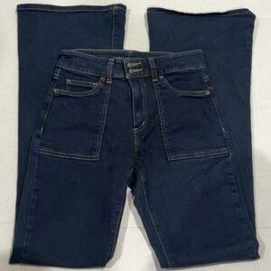 Michael Kors Dark Blue Flare Jeans